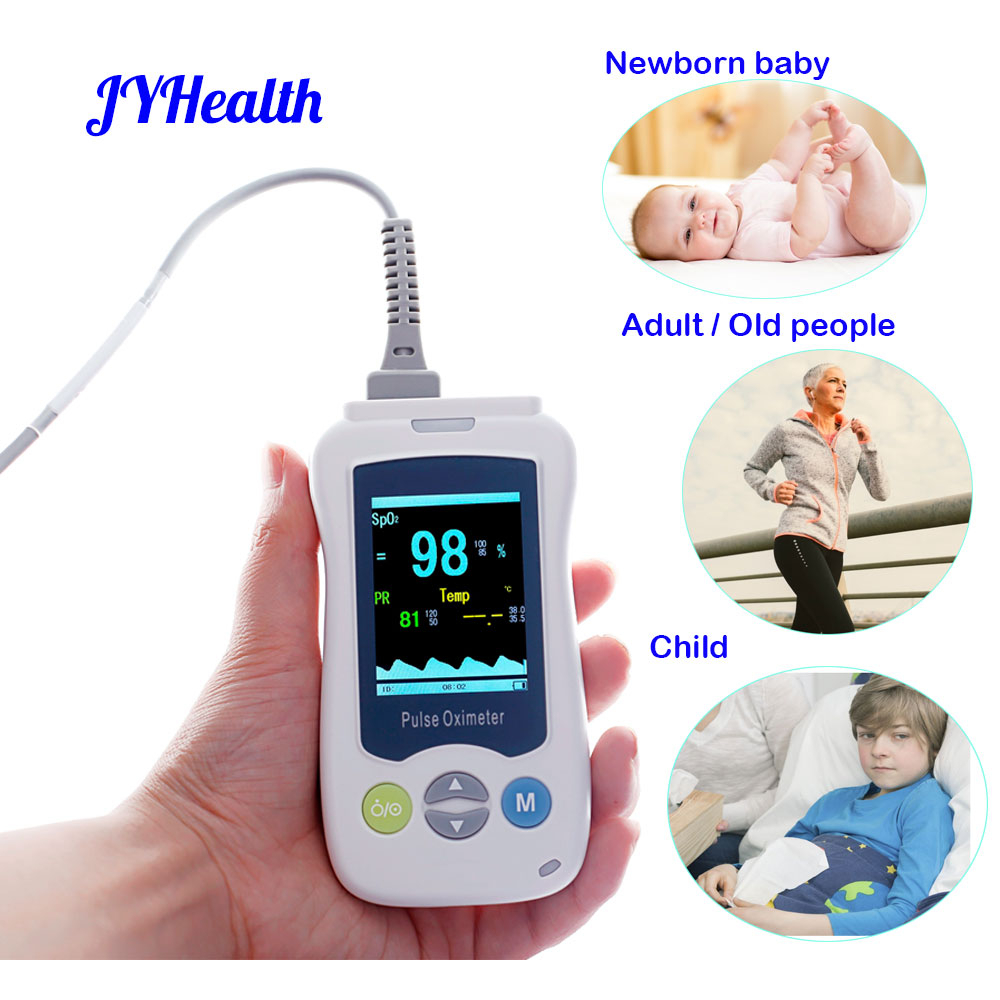 Baby Monitor Sensor - Oksimeter Denyut Nadi Genggam Portabel Medis
