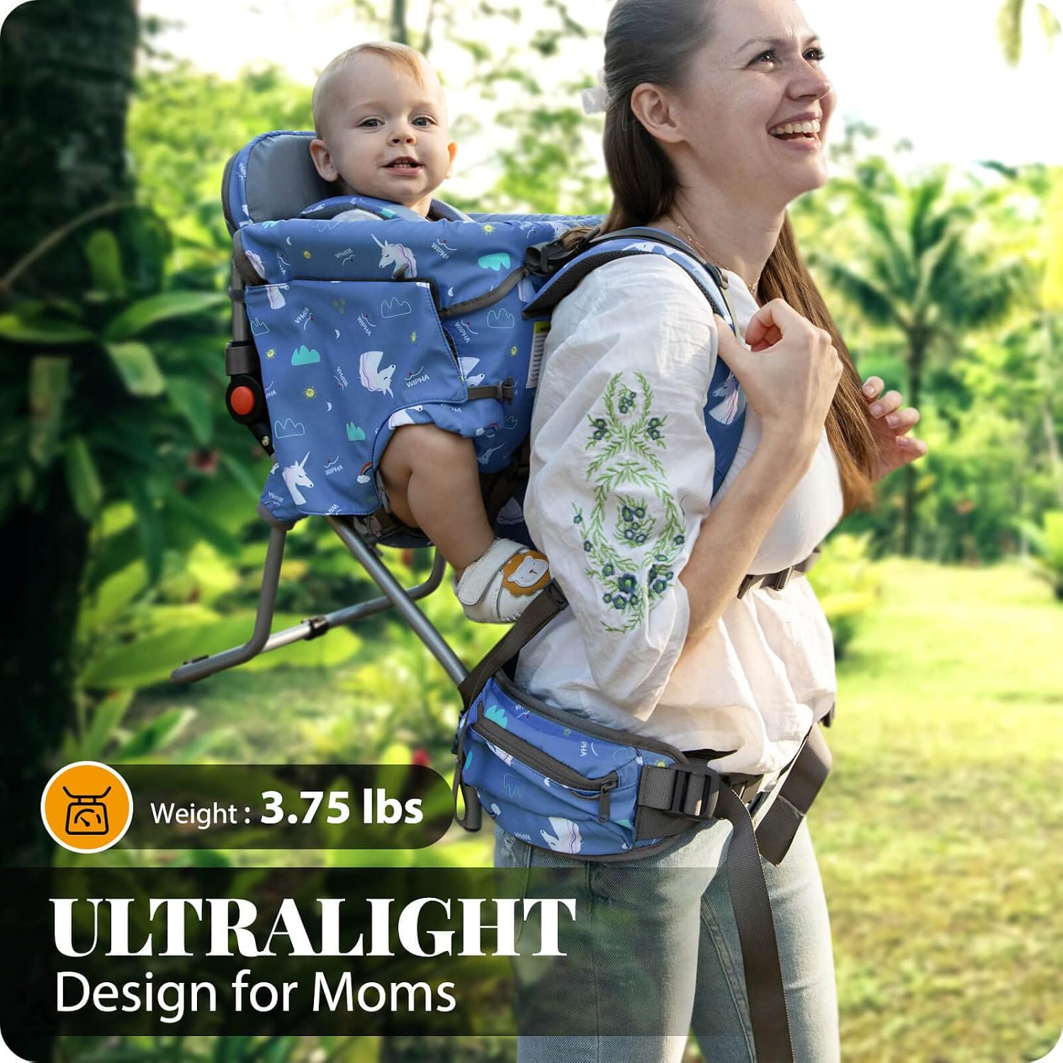 Ergonomic Baby Carrier - Carrier Bayi Ultralight, Ransel Hiking Balita