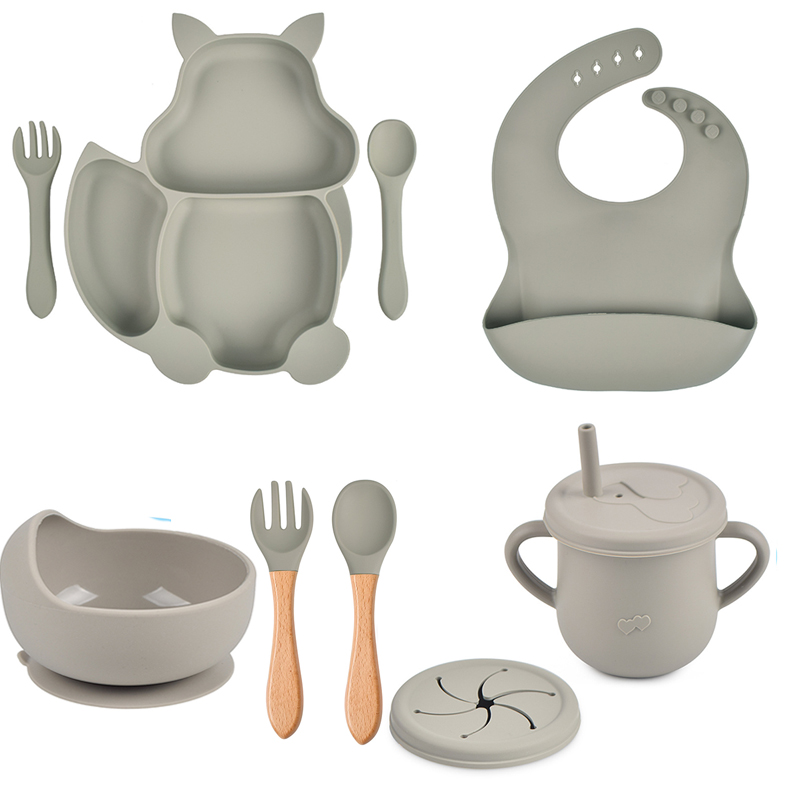 Baby Led Weaning Set - Alat makan anak, Set piring dan