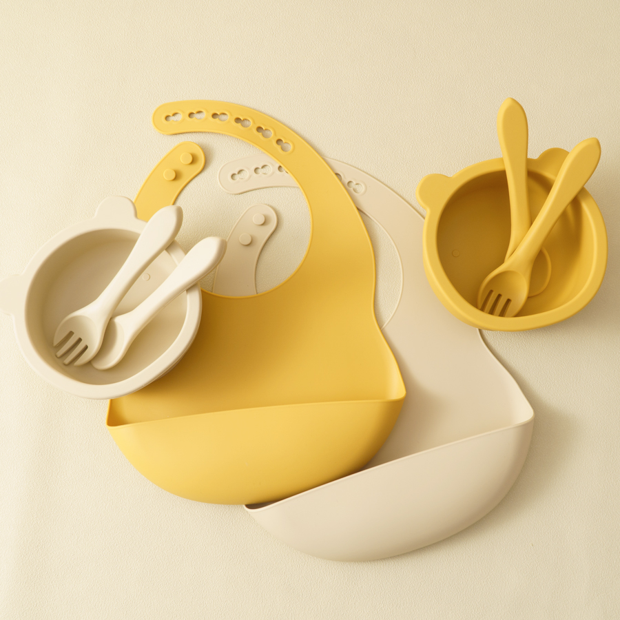 Baby Led Weaning Set - Grosir peralatan makan anak-anak silikon Set
