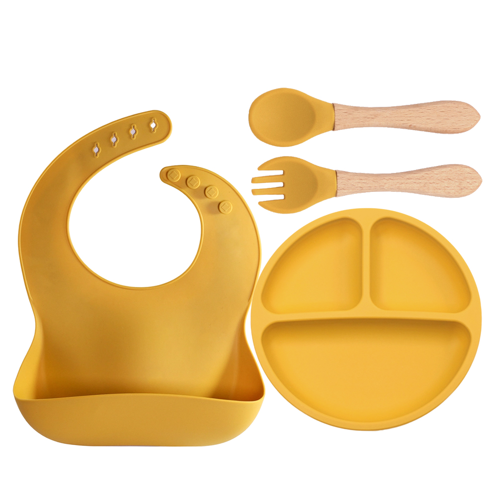 Baby Led Weaning Set - 4 PCS Set Perlengkapan Makan Bayi
