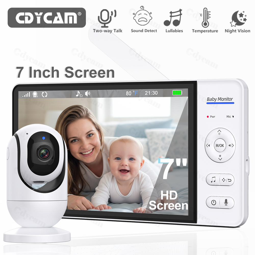 Monitor Bayi Video 7.0'' 720P  - Baby Monitor Sensor ulasan dan harga