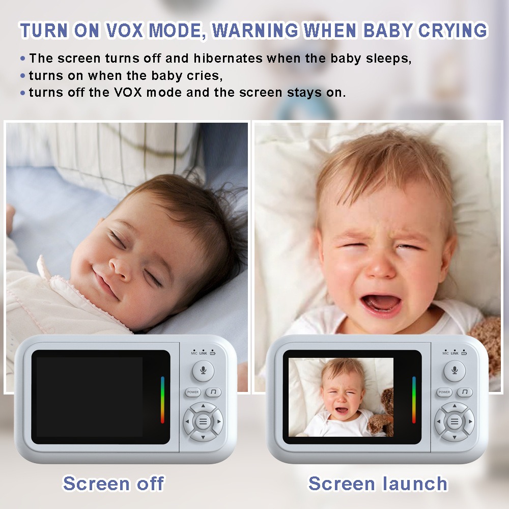 Monitor Bayi Video Tanpa WiFi  - Baby Monitor Sensor ulasan dan harga
