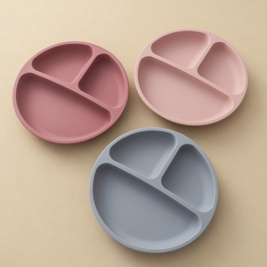 1 buah piring makan silikon pe - Baby Led Weaning Set ulasan dan harga
