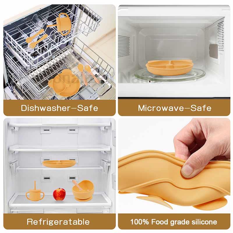Set makanan silikon untuk bayi - Baby Led Weaning Set ulasan dan harga