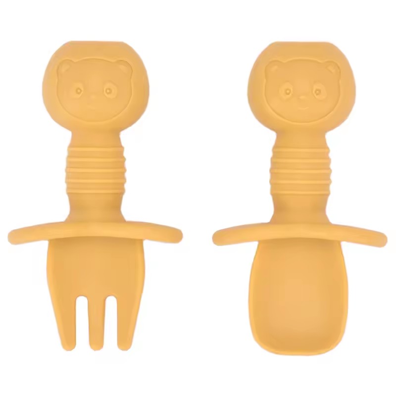 2 Buah Sendok Garpu Silikon Ga - Baby Led Weaning Set ulasan dan harga
