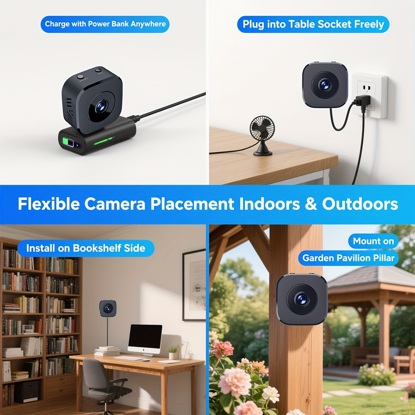 Kamera WiFi Mini HD 1080P Peng - Baby Monitor Sensor ulasan dan harga