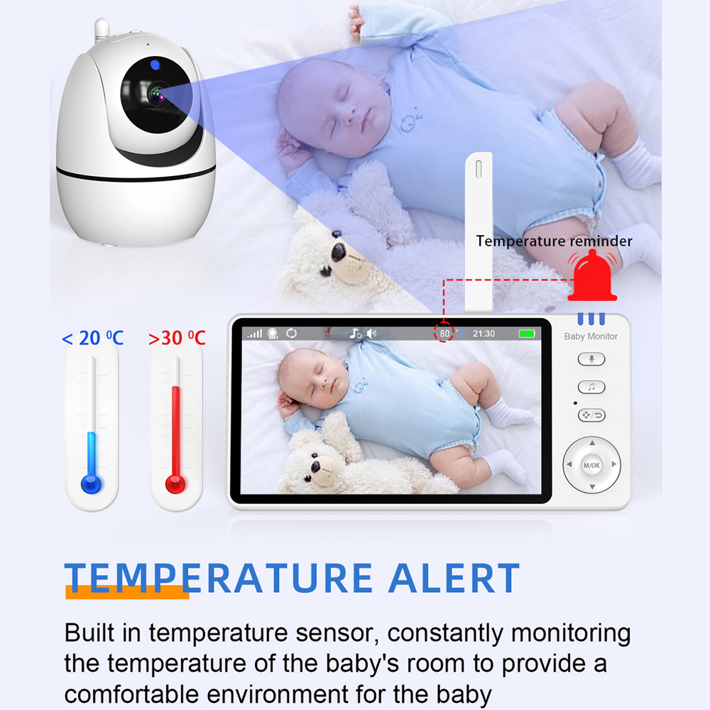 Monitor Bayi Video dengan Kame - Baby Monitor Sensor ulasan dan harga