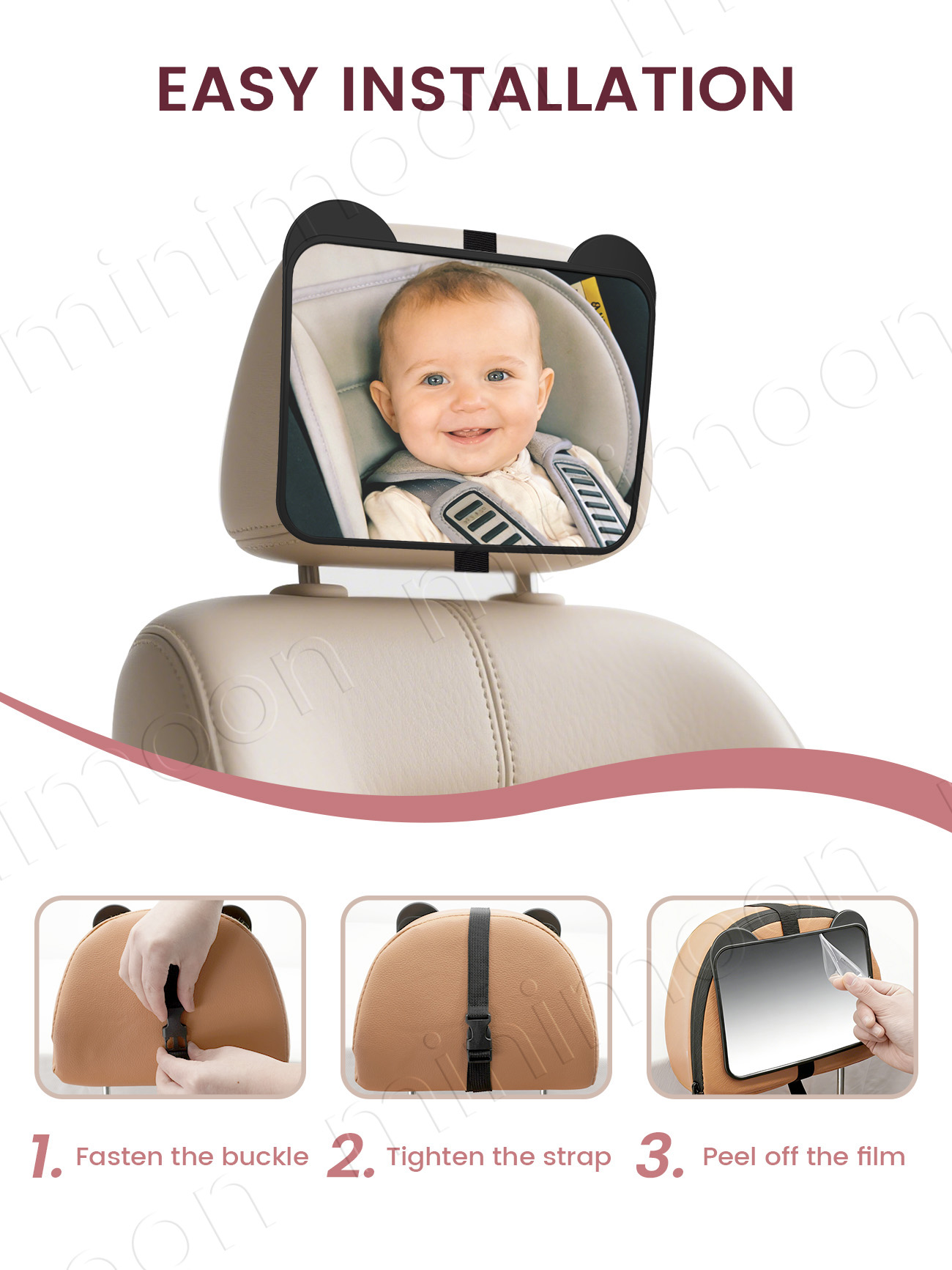 Cermin Kursi Mobil dengan Teli - Baby Monitor Sensor ulasan dan harga