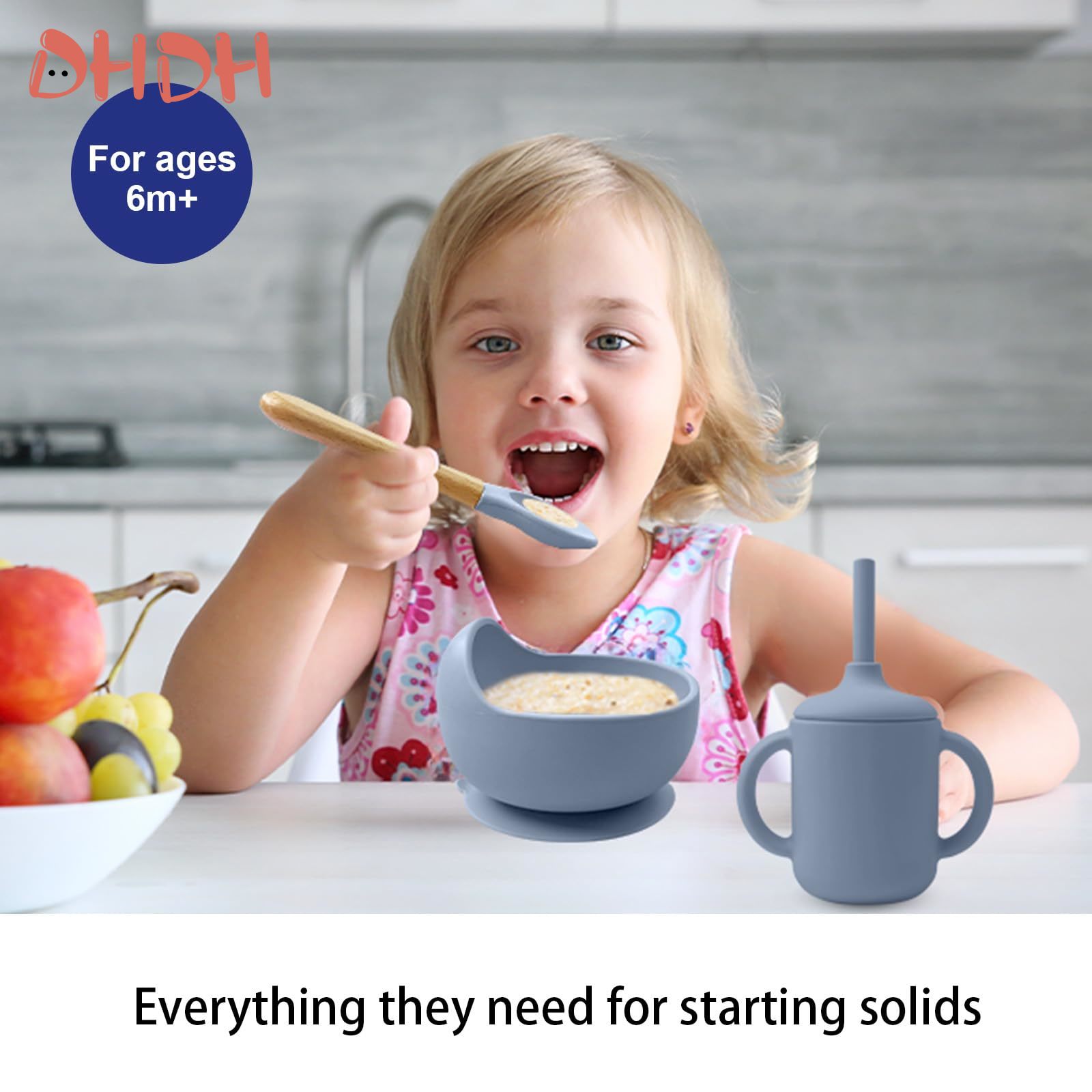 Set Peralatan Makan Bayi Silik - Baby Led Weaning Set ulasan dan harga