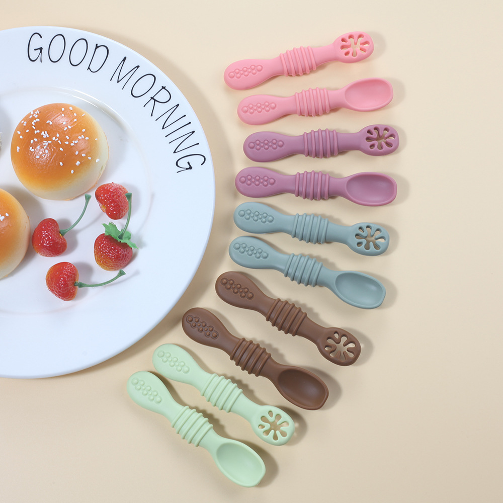 2 buah bayi lucu belajar sendo - Baby Led Weaning Set ulasan dan harga
