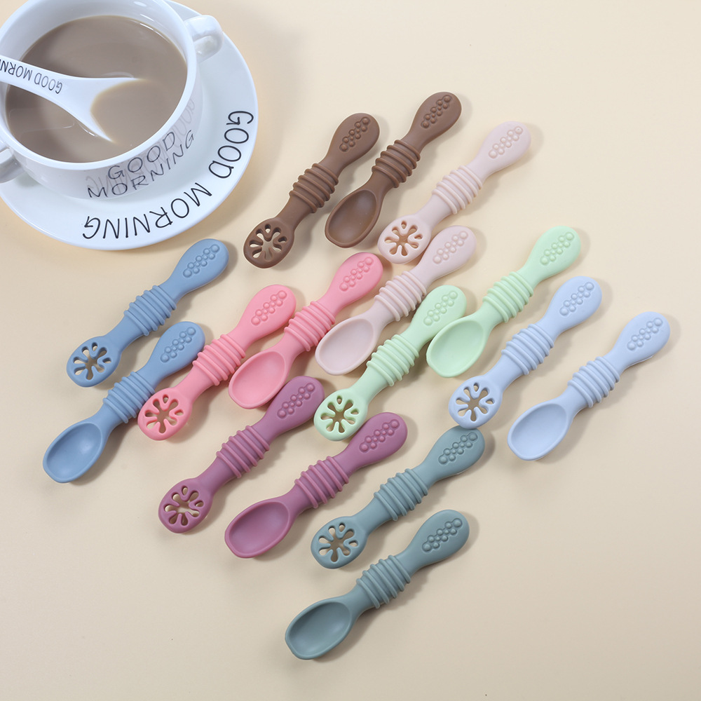 2 buah bayi lucu belajar sendo - Baby Led Weaning Set ulasan dan harga