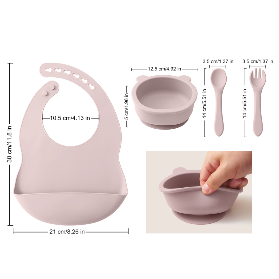 Grosir peralatan makan anak-an - Baby Led Weaning Set ulasan dan harga